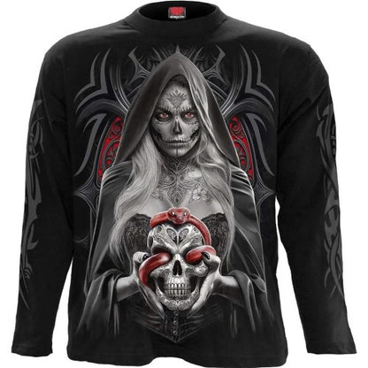 Front - Spiral Direct Unisex Adult High Priestess Long-Sleeved T-Shirt
