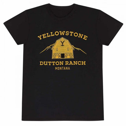 Front - Yellowstone Unisex Adult Dutton Ranch T-Shirt