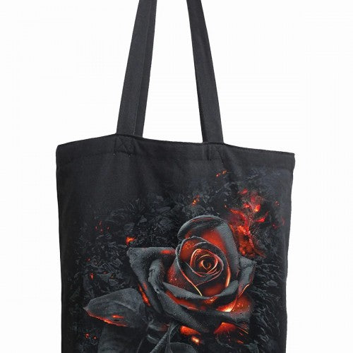 Front - Spiral Direct Burnt Rose Tote Bag