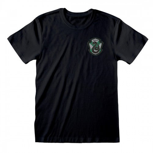 Front - Harry Potter Unisex Adult Quidditch Slytherin Short-Sleeved T-Shirt