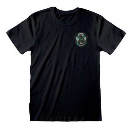 Front - Harry Potter Unisex Adult Quidditch Slytherin Short-Sleeved T-Shirt