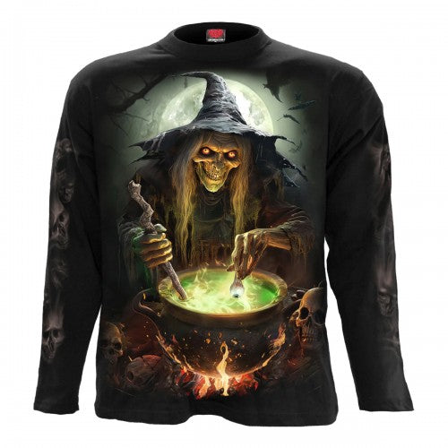 Front - Spiral Direct Unisex Adult Witch´s Brew Long-Sleeved T-Shirt