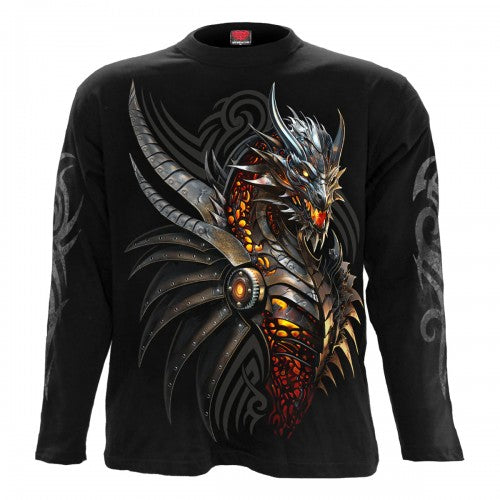 Front - Spiral Direct Unisex Adult Razor Back Long-Sleeved T-Shirt