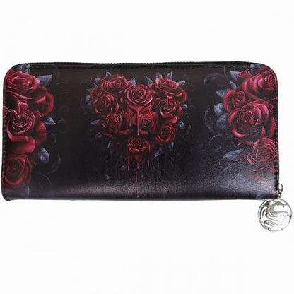 Front - Spiral Direct Bleeding Heart Clutch Bag