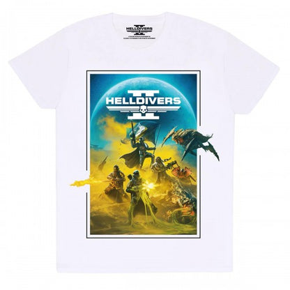Front - Helldivers 2 Unisex Adult Key Art T-Shirt