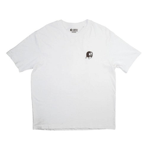 Front - Creepy Creams Unisex Adult Back Print Organic T-Shirt