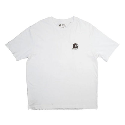 Front - Creepy Creams Unisex Adult Back Print Organic T-Shirt