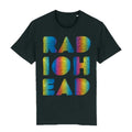 Front - Radiohead Unisex Adult Rainbow Cutout T-Shirt