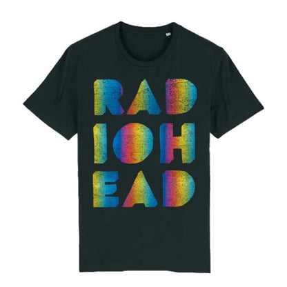 Front - Radiohead Unisex Adult Rainbow Cutout T-Shirt