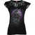 Front - Spiral Direct Womens/Ladies Celtic Whiskers Lace Overlay T-Shirt