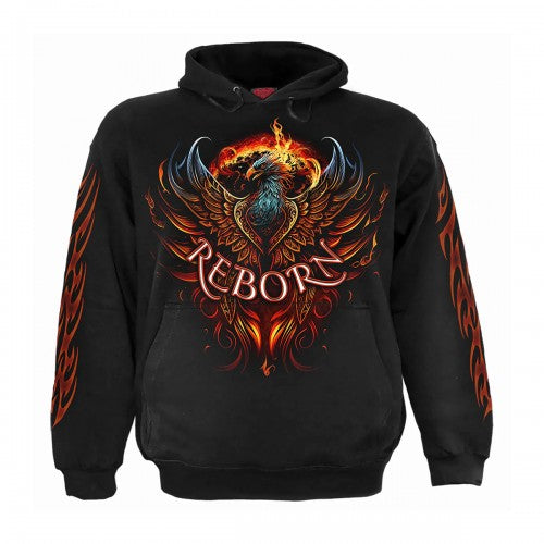Front - Spiral Direct Unisex Adult Ashes Reborn Hoodie
