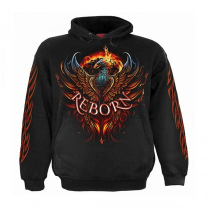 Front - Spiral Direct Unisex Adult Ashes Reborn Hoodie