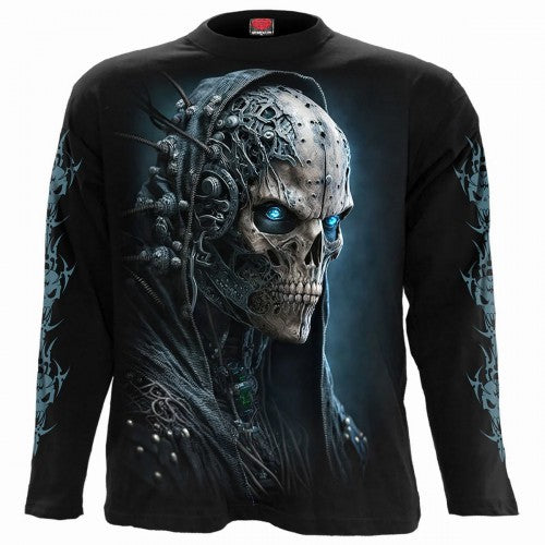 Front - Spiral Direct Unisex Adult Human 2.0 Long-Sleeved T-Shirt