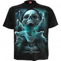 Front - Spiral Direct Unisex Adult Ghost Skull Short-Sleeved T-Shirt