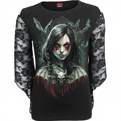 Front - Spiral Direct Womens/Ladies Hallow´s Eve Long-Sleeved T-Shirt
