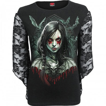 Front - Spiral Direct Womens/Ladies Hallow´s Eve Long-Sleeved T-Shirt