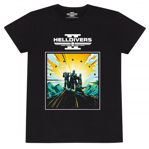 Front - Helldivers 2 Unisex Adult 2D Art & Logo T-Shirt