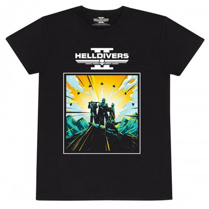 Front - Helldivers 2 Unisex Adult 2D Art & Logo T-Shirt