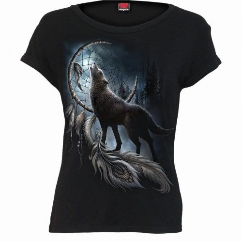 Front - Spiral Direct Womens/Ladies From Darkness Capped Sleeved T-Shirt