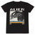 Front - Alien Unisex Adult Retro Bars T-Shirt