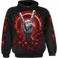 Front - Spiral Direct Unisex Adult Tomb Of Rock Hoodie