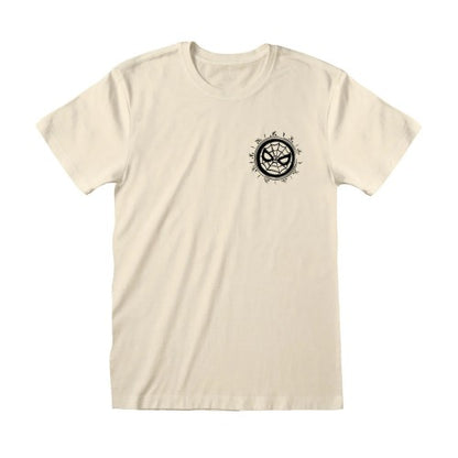 Front - Spider-Man Unisex Adult Spidey Sense Linocut T-Shirt