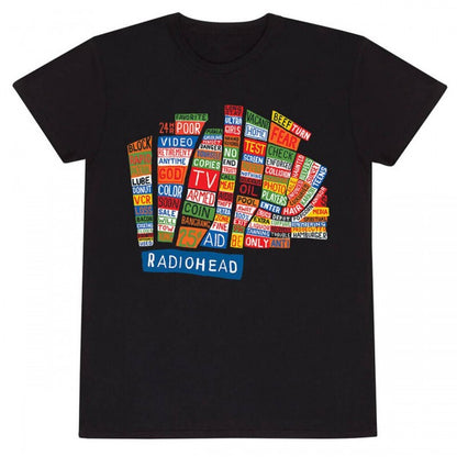 Front - Radiohead Unisex Adult Pacific Coast T-Shirt