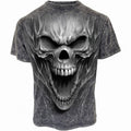 Front - Spiral Direct Unisex Adult Beast Within Acid Wash T-Shirt