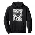 Front - Iron Man Unisex Adult Linocut Hoodie