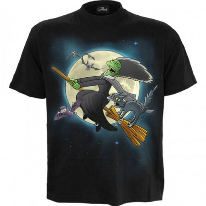 Front - The Simpsons Unisex Adult Marge Witch T-Shirt