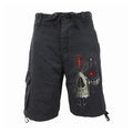 Front - Spiral Direct Unisex Adult Dark Death Cargo Shorts