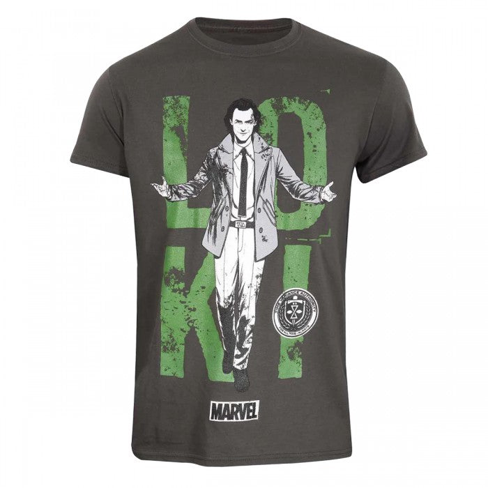 Front - Loki Unisex Adult Suited T-Shirt