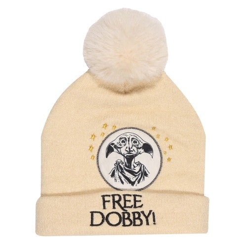 Front - Harry Potter Dobby Pom Pom Beanie