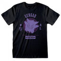 Front - Pokemon Unisex Adult Gengar Collegiate T-Shirt
