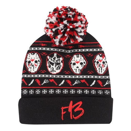 Front - Friday The 13th Unisex Adult Masks Beanie