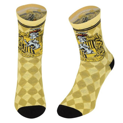 Front - Harry Potter Unisex Adult Hufflepuff Socks
