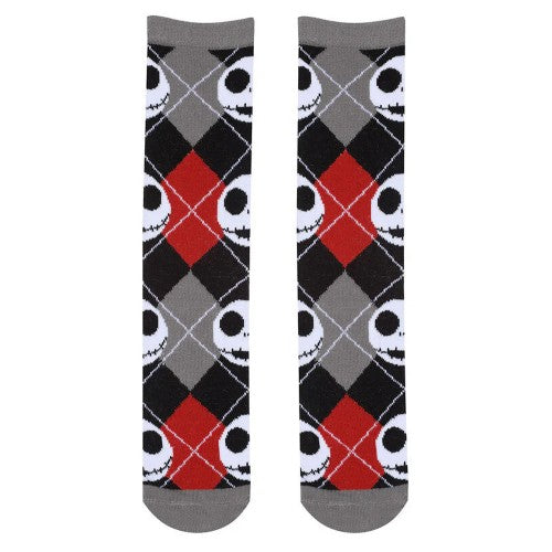 Front - Nightmare Before Christmas Unisex Adult Jack Skellington Logo Socks