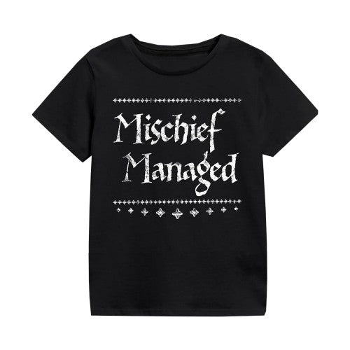 Front - Harry Potter Childrens/Kids Solemnly Swear Back Print T-Shirt