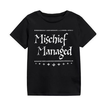 Front - Harry Potter Childrens/Kids Solemnly Swear Back Print T-Shirt