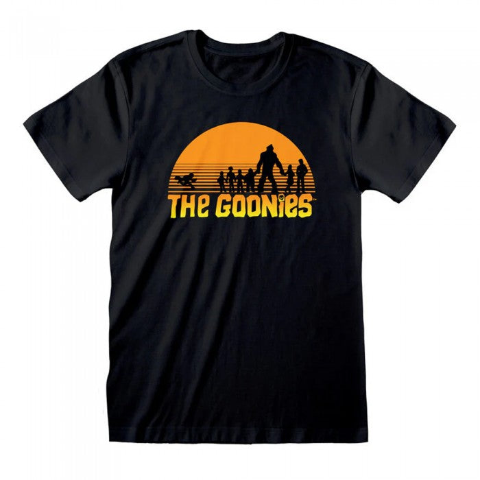 Front - The Goonies Unisex Adult Sunset T-Shirt