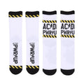 Front - ACDC Unisex Adult Power Up Socks (Pack of 2)