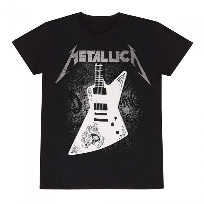 Front - Metallica Unisex Adult Papa Het Guitar T-Shirt