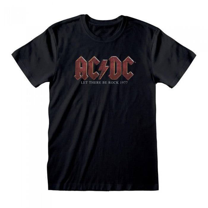 Front - AC/DC Unisex Adult Let There Be Rock T-Shirt