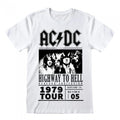 Front - AC/DC Unisex Adult Highway To Hell 1979 Tour T-Shirt