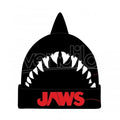 Front - Jaws Unisex Adult Fin Acrylic 3D Beanie