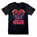 Front - Steven Rhodes Unisex Adult Love You To Death T-Shirt