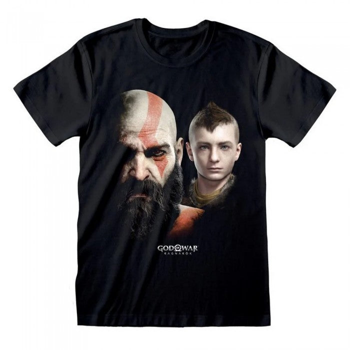 Front - God Of War Unisex Adult Ragnarok Close Up T-Shirt