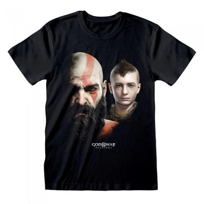 Front - God Of War Unisex Adult Ragnarok Close Up T-Shirt