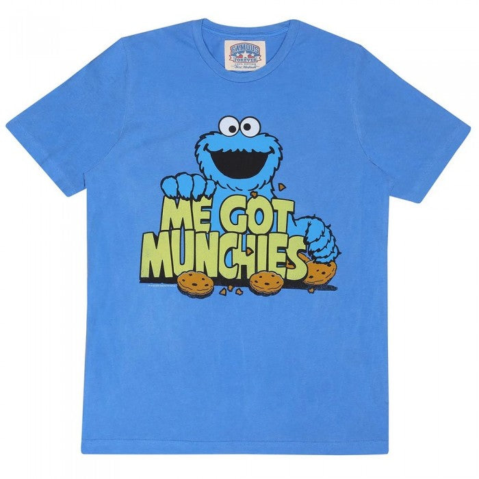 Front - Sesame Street Unisex Adult Me Got Munchies T-Shirt