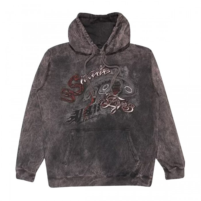 Front - Alchemy Mens Snake Eyes Hoodie